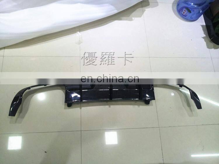 C Class Carbon Fiber rear lip spoiler Diffuser For for W204 C63 4 Door to vorsteiner Style carbon finber diffuser for C63 2012+