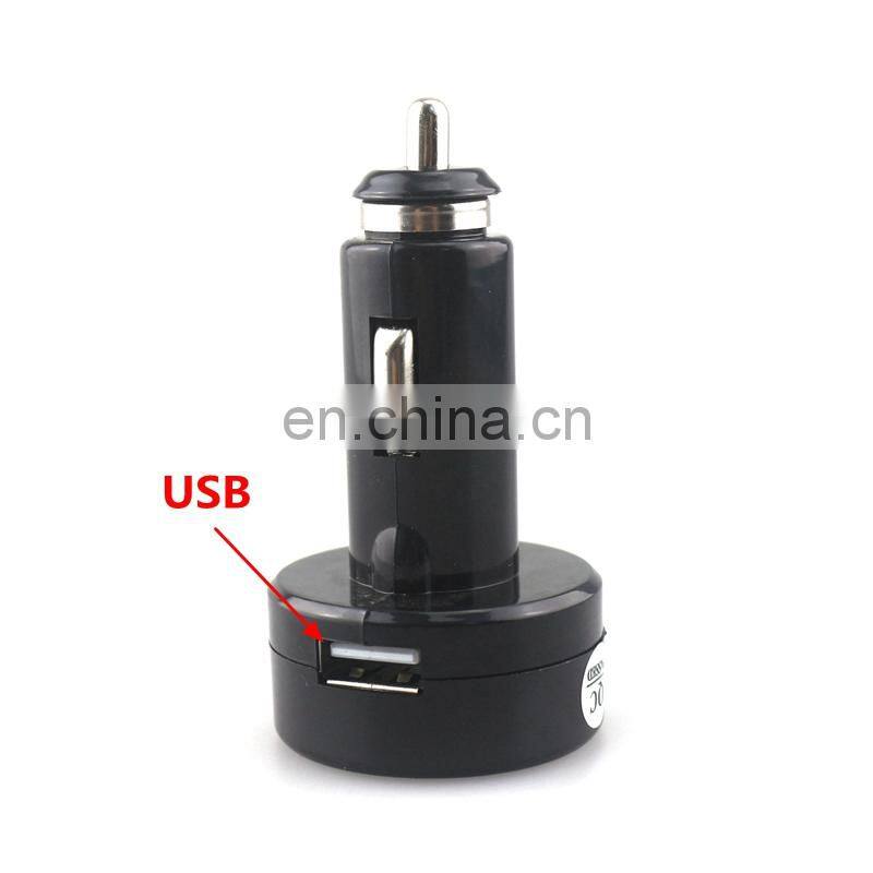 3 in 12/24V Car Auto Monitor Display USB Car Charger For Phone Tablet GPS LED Digital Voltmeter Gauge Thermometer