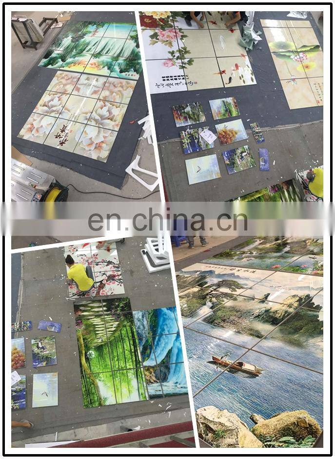 micro crystal seaworld porcelain wall tile 3d fish shop wall tile