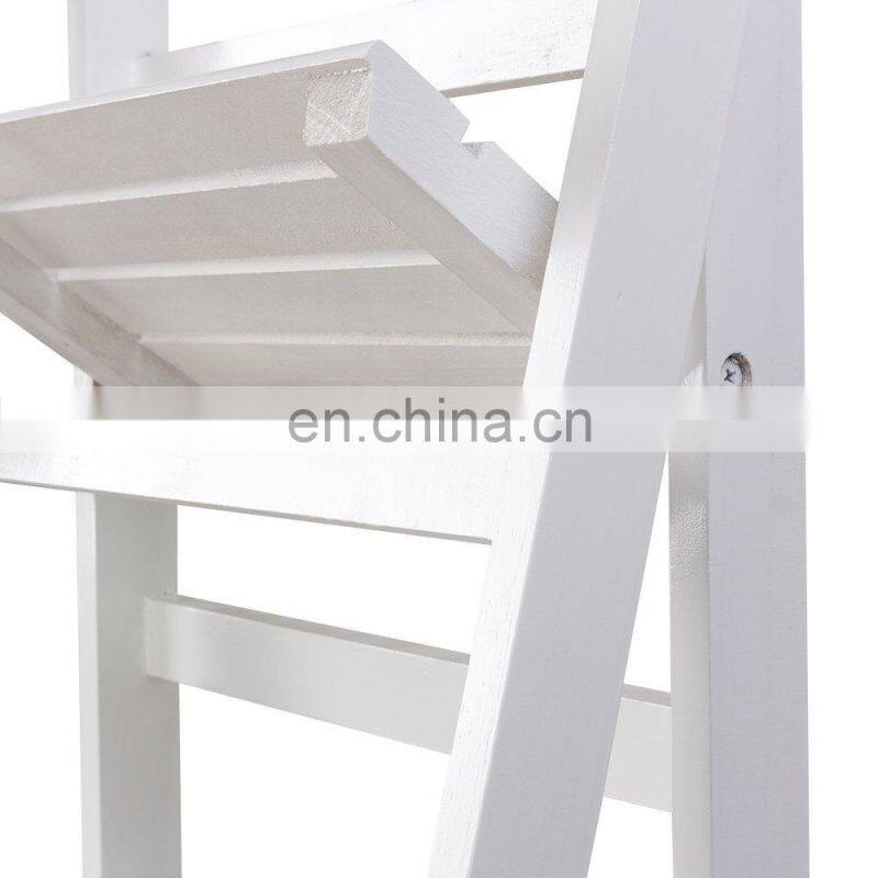 Folding Plant Storage Shelves Rack Stand Flower Staircase with 4 steps Ladder for Home Decor