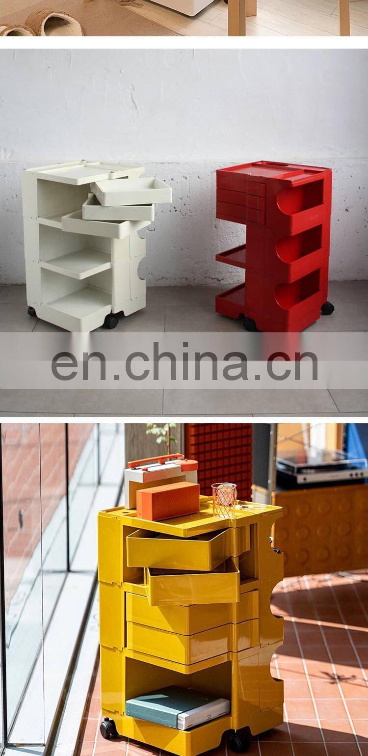 Tool cabinet trolley rotating grocery cabinet ins good quality nice look Rotating cabinet trolley