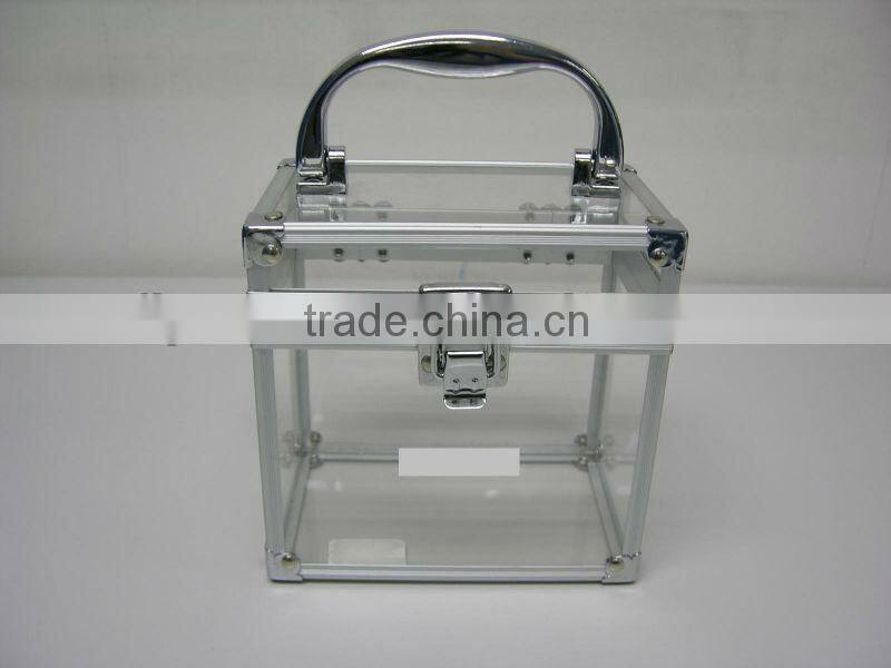 New design aluminum travel jewelry case