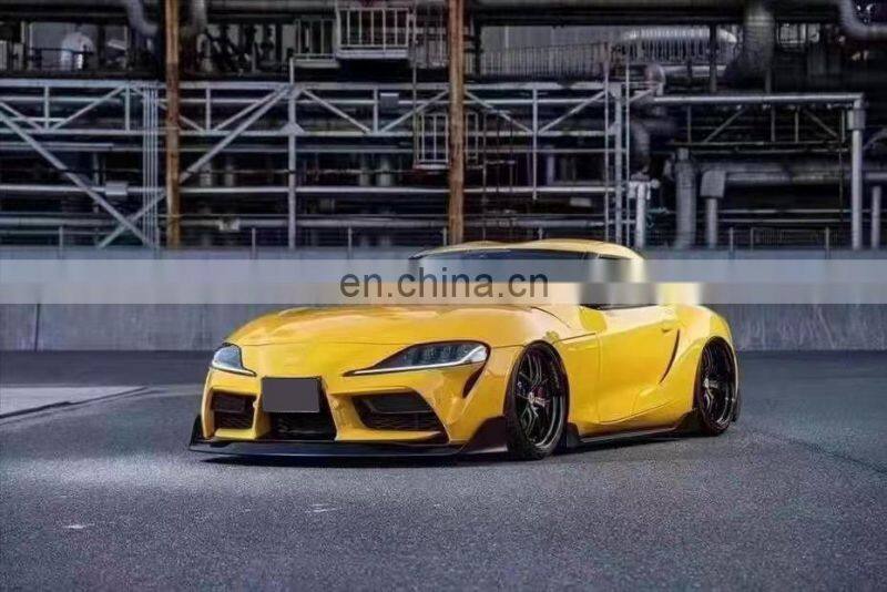 Runde Perfect Fitment For 19-20 Toyota Supra A90 Upgrade AIMGAIN Style Carbon Fiber Body Kit Front Lip Rear Lip Side Skirts Hood