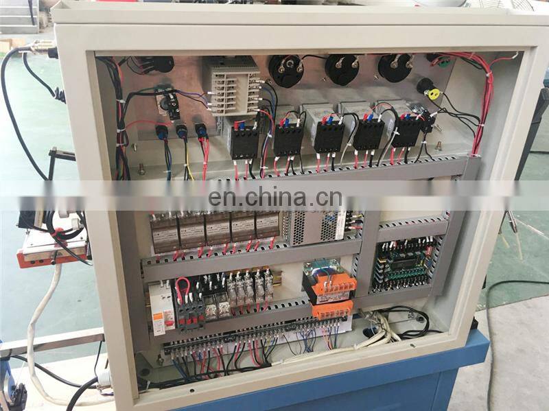 US4000 Auto hot cold knife cotton webbing ribbon garment nylon label cutting and folding machine with triangle middle fold