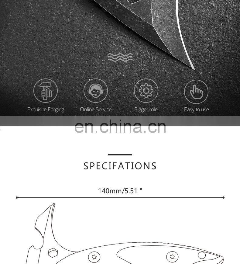 New outdoor equipment tool axe multi-function field axe knife high hardness portable small axe manufacturer direct sale