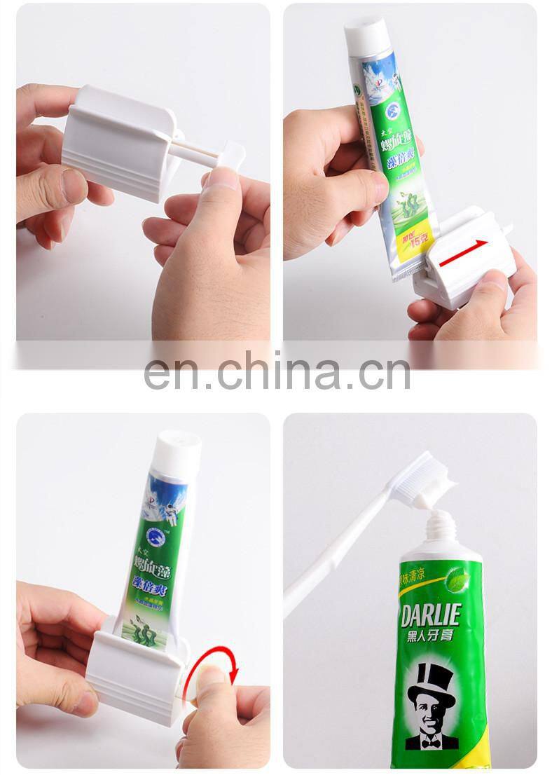 Multifunction Toothpaste Tube Squeezer Squeezer Toothpaste Easy Portable Plastic Dispenser Bathroom accessories