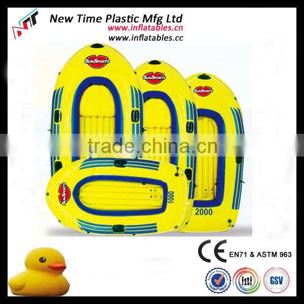 children pvc inflatable baby float boat