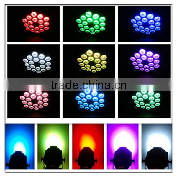 indoor RGBW 4 in 1 LED Par Light 18*10w led par light