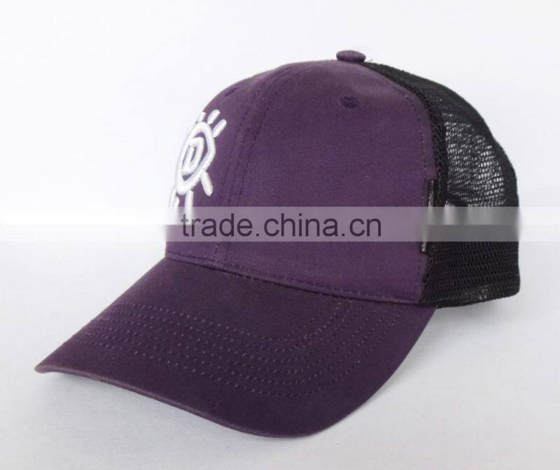 foam and mesh kids trucker cap with embroidery logo