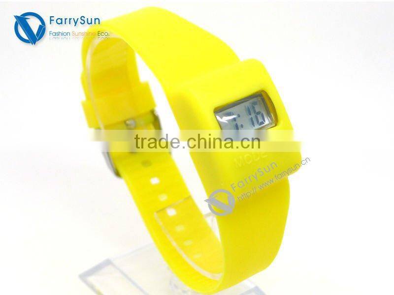 jelly digital watch odm silicone fashion unisex