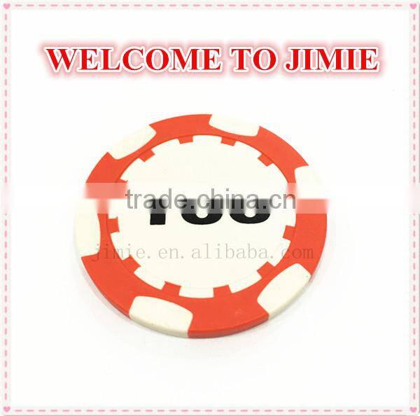 abs poker chips blank with logo printing