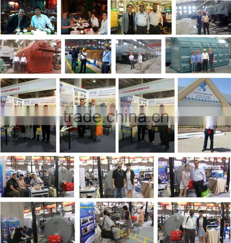 2000kg/h Dual Fuels Horizontal Steam Boiler, Water Tube Boilers Manufacturers