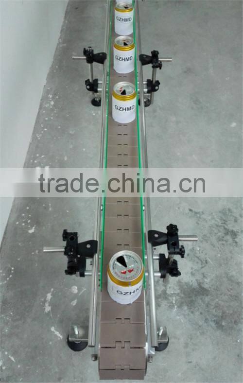 cosmetic glass bottle conveyer belt for cosmetic bottle