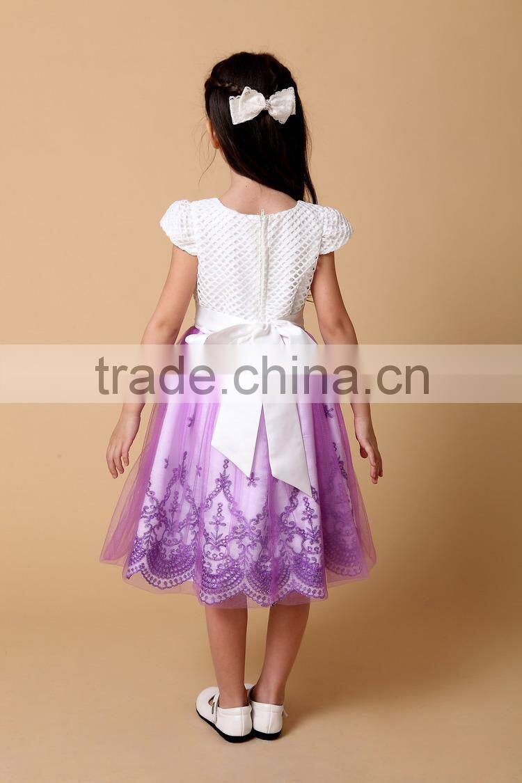 Classical Wholesale Girls Clothing Latest Fashion Design Formal Dress Patterns for Girls