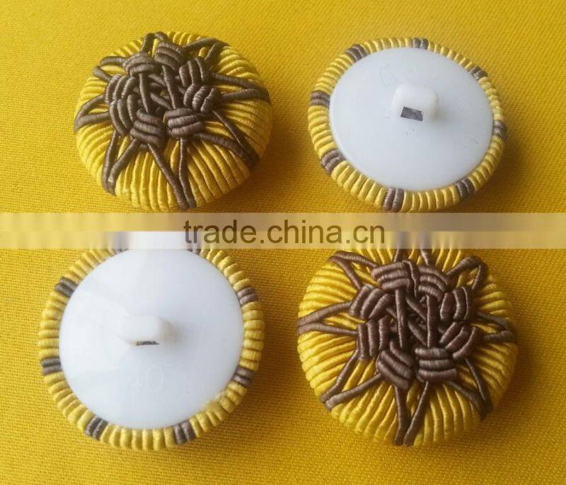 Braided Cord Covered Button For Fashion Ladies Wear -- F1531