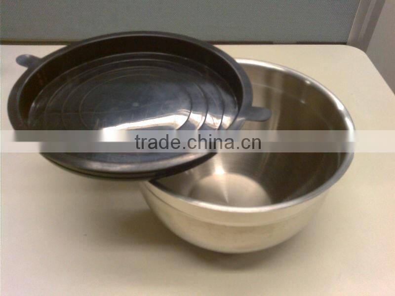 stainless steel mixing bowl with silicon bottom
