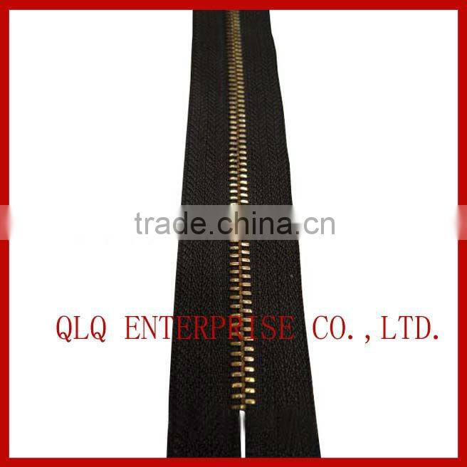 Long Chain 5# Metal Zipper with Colorful Teeth