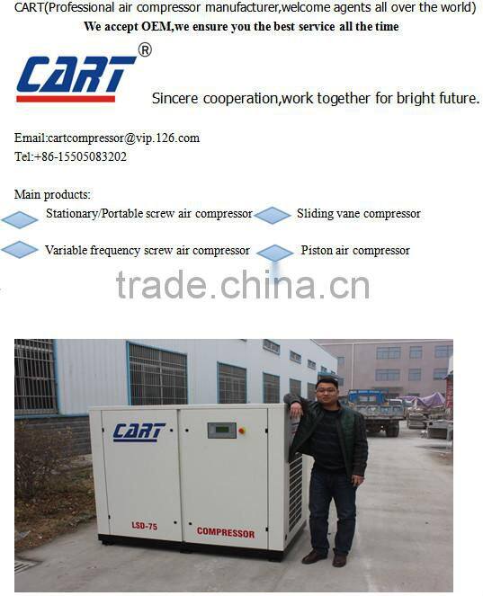 (50-60HP&37-45KW)&(7-13bar&0.7-1.3Mpa)screw air compressor.(5.0-8.0m3/min&F.A.D)