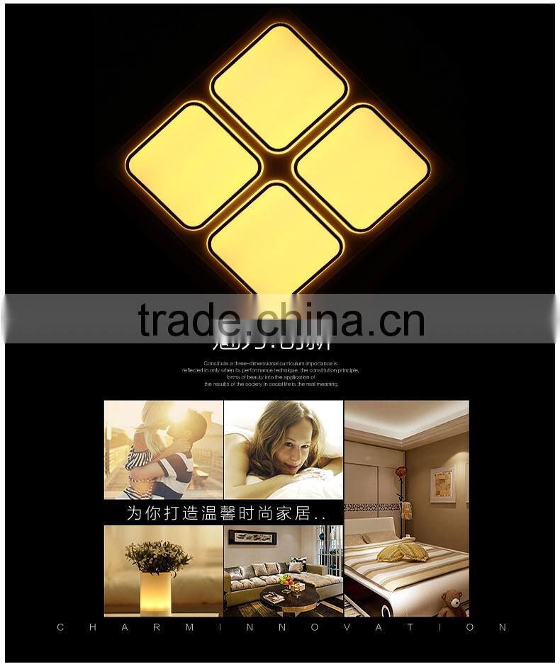 Rectangle simiple ceiling lamp hanging lighting UL CE certified led ceiling lamp