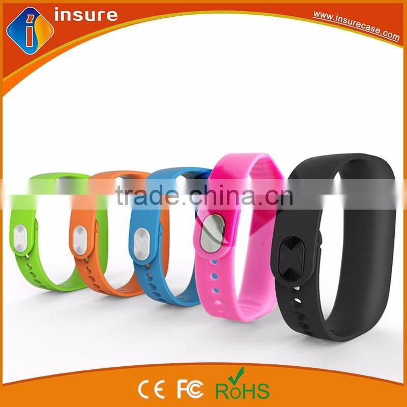 bluetooth smart TPU bracelet with pedometer