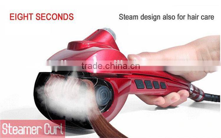 Hot Sale Ceramic Plate Hair Curler Comb Electric Magic Hair Comb