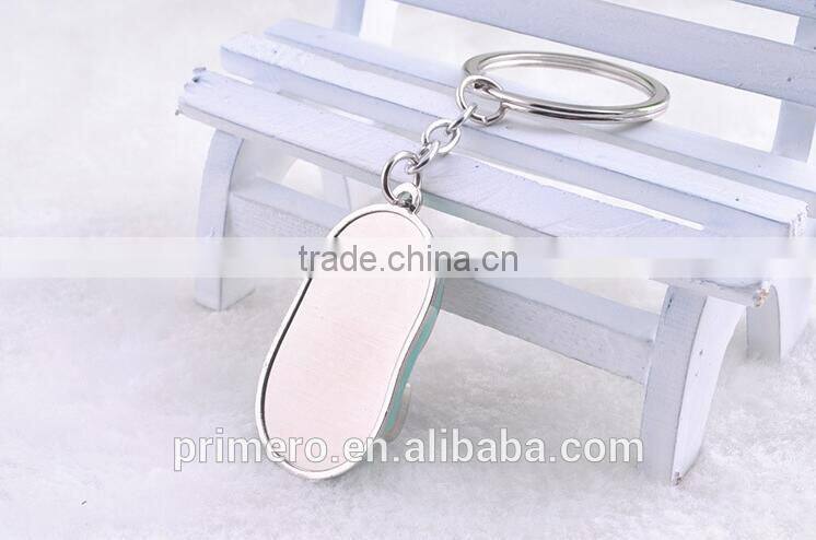Creative Running Sport Keychain Epoxy Brazil Mini Slippers Shoe Key Chain