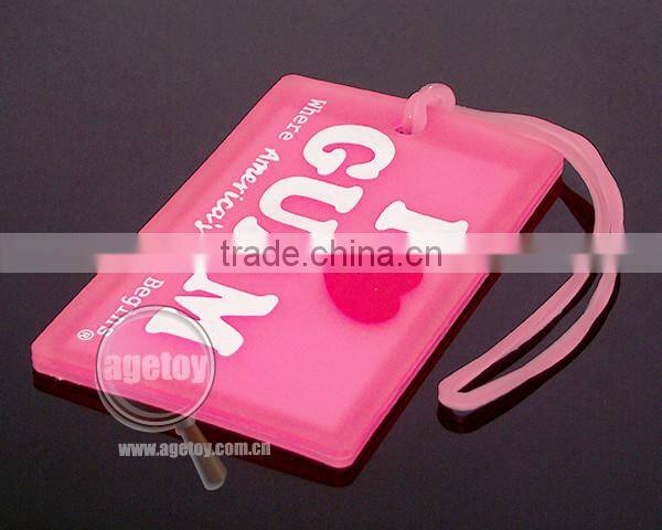 Rubber PVC Plastic Luggage Tags