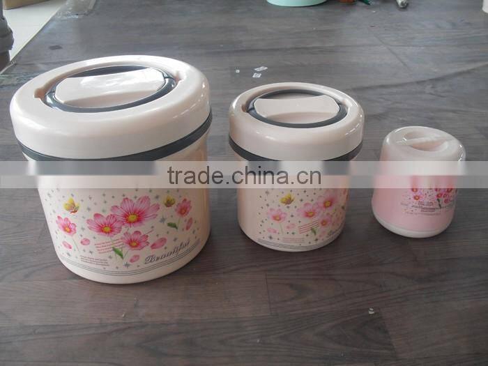 2011 plastic stainless steel thermal hot casserole