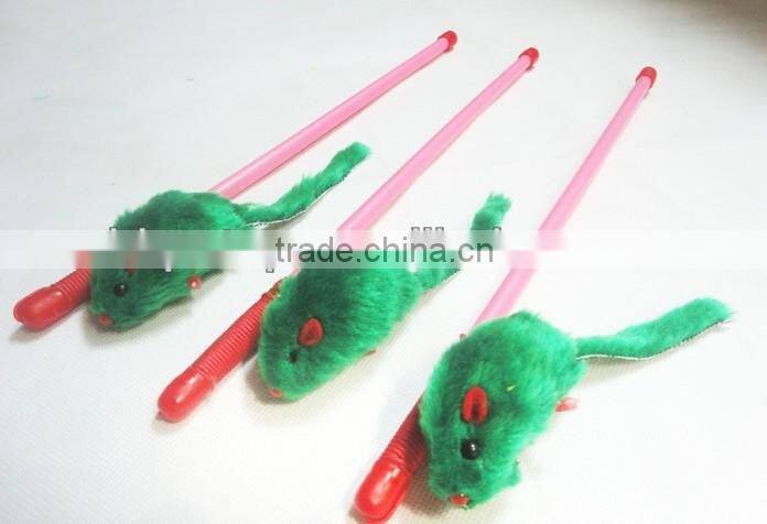 Dangler Mouse Cat Toys with Plastic Pole