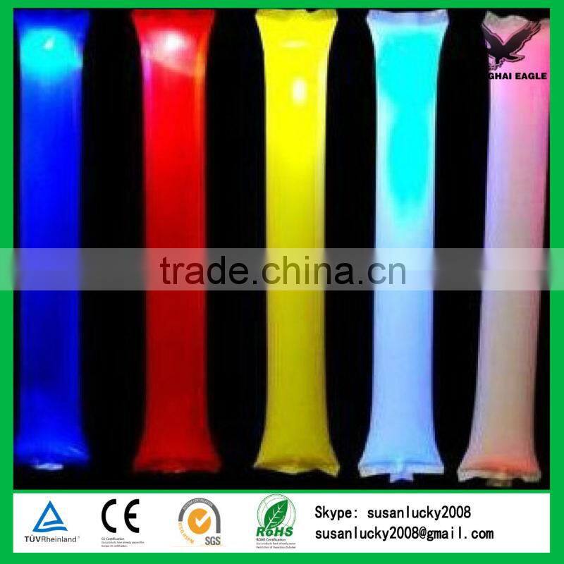 PE inflatable balloon stick clapper