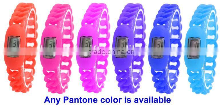 New generation custom logo cheap sport silicone analog digital watch