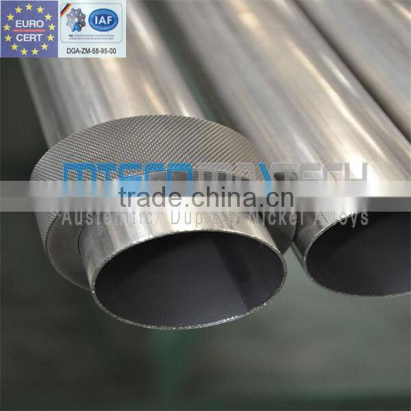 Bright annealed stainless steel welded pipes