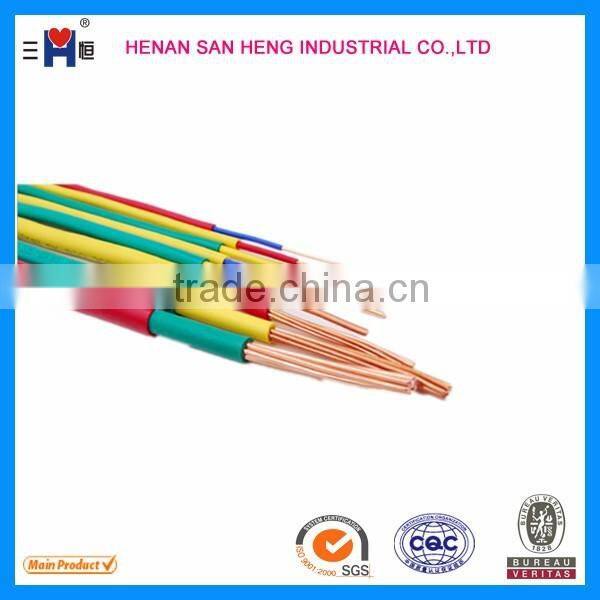 Manufacturers PVC jacket and insualte fire resistant stranded electrical copper wire