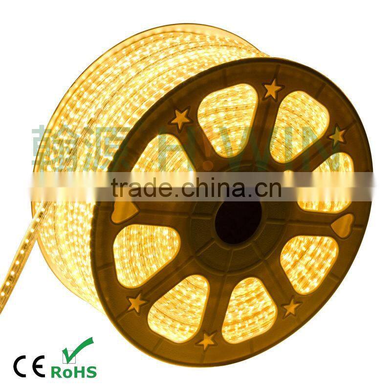 HUGEWIN upgrades 3528 90leds per meter led ropes 220v waterproof led strip