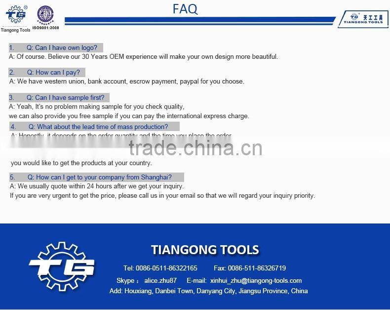 TG OEM HSS Conical Ball End Mill For Wood