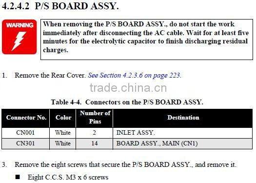 Power Supply Board for Epson 4400 Printer
