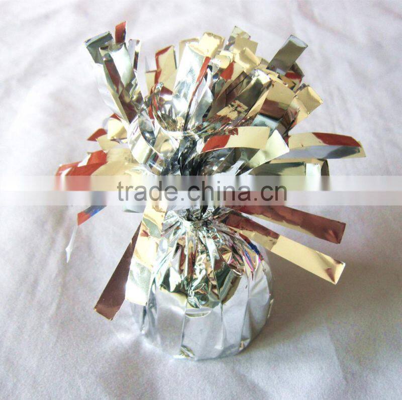 Tinsel balloon weight