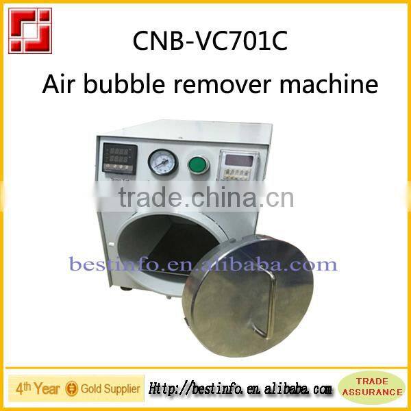 Mobile phone air bubble remover machine
