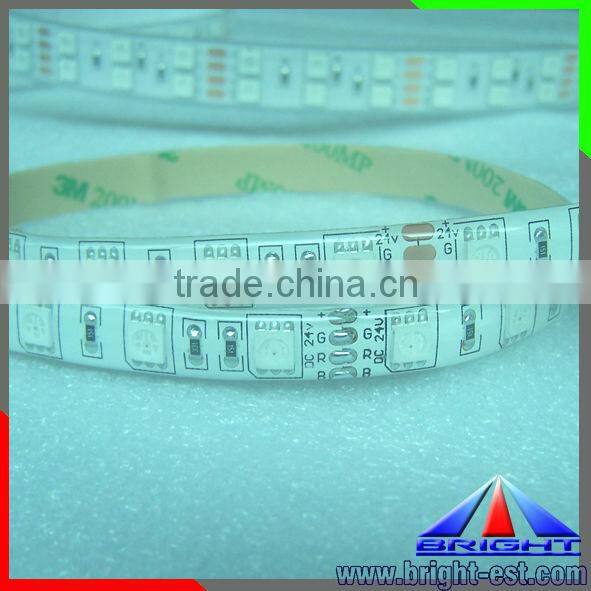 24v led strip rgb 5050 smd with 3m tape on backside