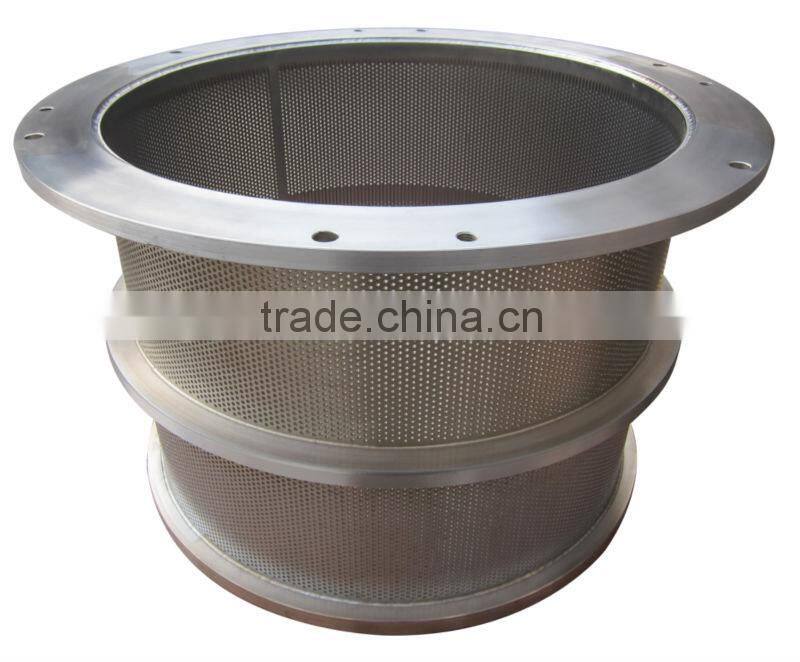 Stainless steel wire mesh pressure screen basket for paper making