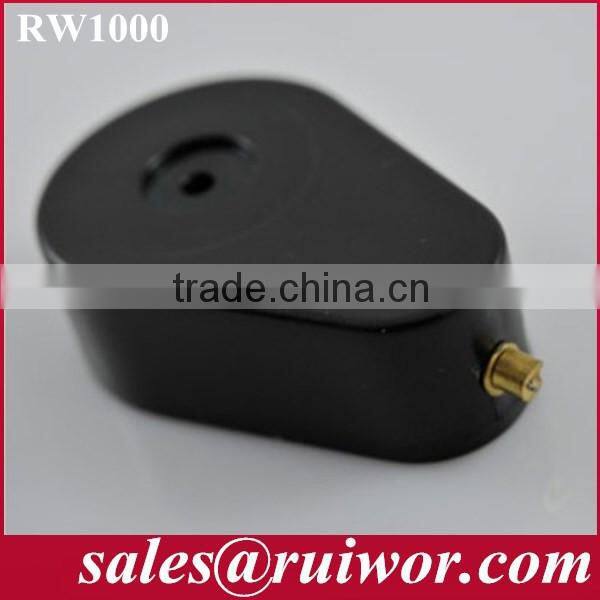 Drop-shaped Retractable anti theft recoiler widely used in cabinet or retail product positioning