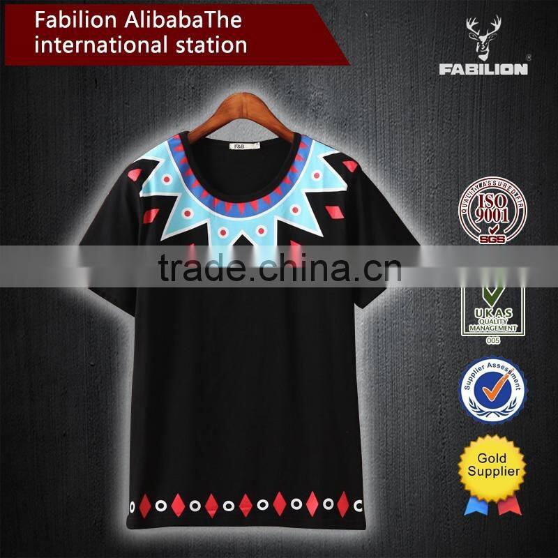 The new summer 2015 men's graffiti short sleeve T-shirt for cheap t shirt wholesale
