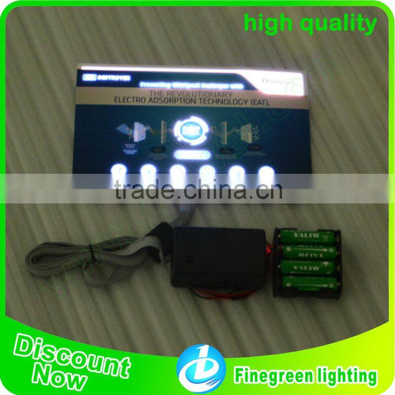 magbetic el poster el advertisement with battery inverter