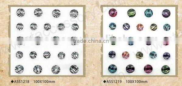 Fashion adhesive craft scrapbooking acrylic flat back stones