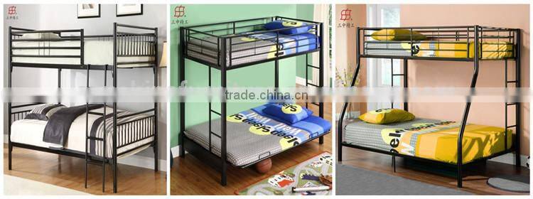 Metal Heavy Duty Adult Iron Steel Twin Bunk Bed for School Dormitory