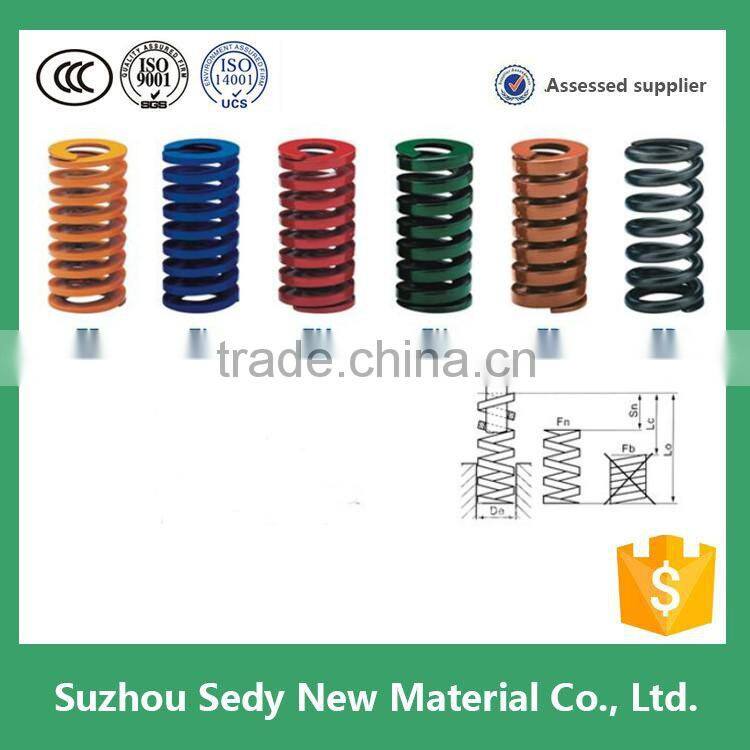 Precision standard coil springs die spring rectangular compression spring Manufacturer