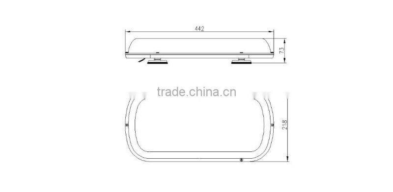 magnetic emergency lightbar strobe light kits on the car TD-336