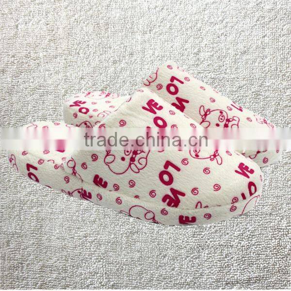 Hot-selling three-color roll plush bow women's winter home indoor slippers soft outsole cotton-padded slippers