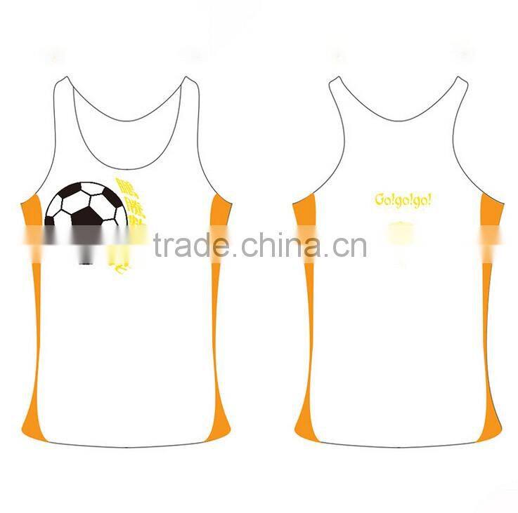 newest style traning sport mesh fabric training singlet