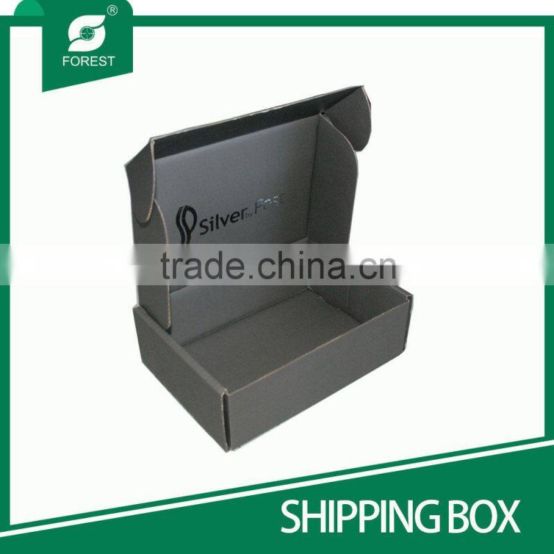 GREY MATT CORRUGATED SHIPPING POSTAGE CARTON BOX FOR MAILING WITH CUSTOM